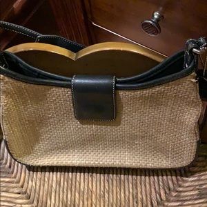 Straw Coach purse